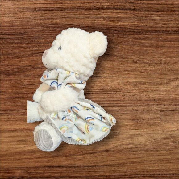 Spark Create Imagine Plush Bear w/ Blanket crinkle ears rattle lovey plush stuff - Picture 3 of 9